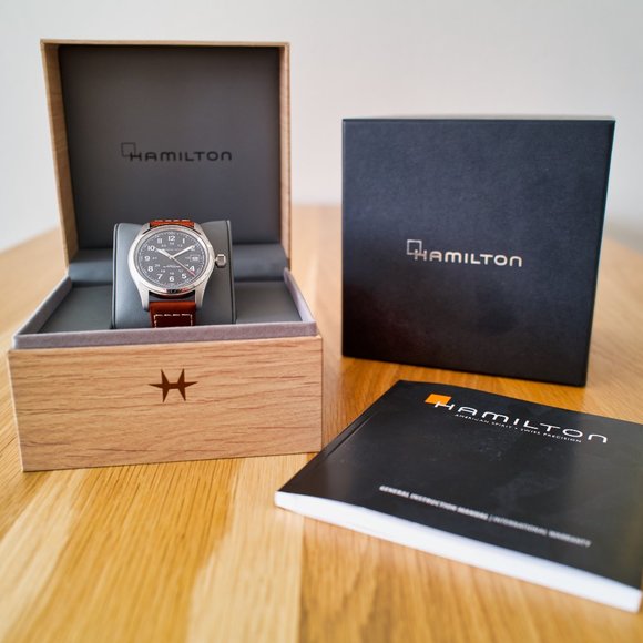 Hamilton Khaki Field Automatic Watch + new Strap - Picture 2 of 11